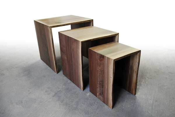 WALNUT NESTING TABLE